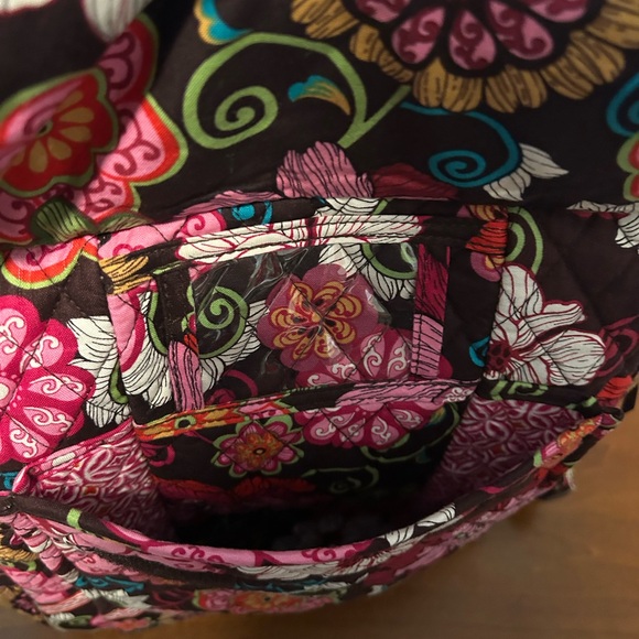 Vera Bradley Retired mod floral pink quilted adjustable backpack - Picture 12 of 13